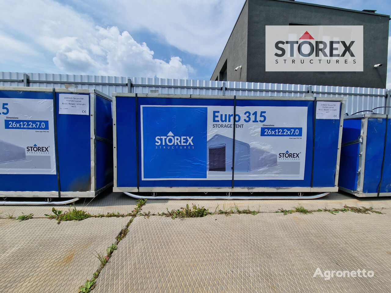 novi Tentinis angaras EURO | Storage tent shelter šatorski hangar