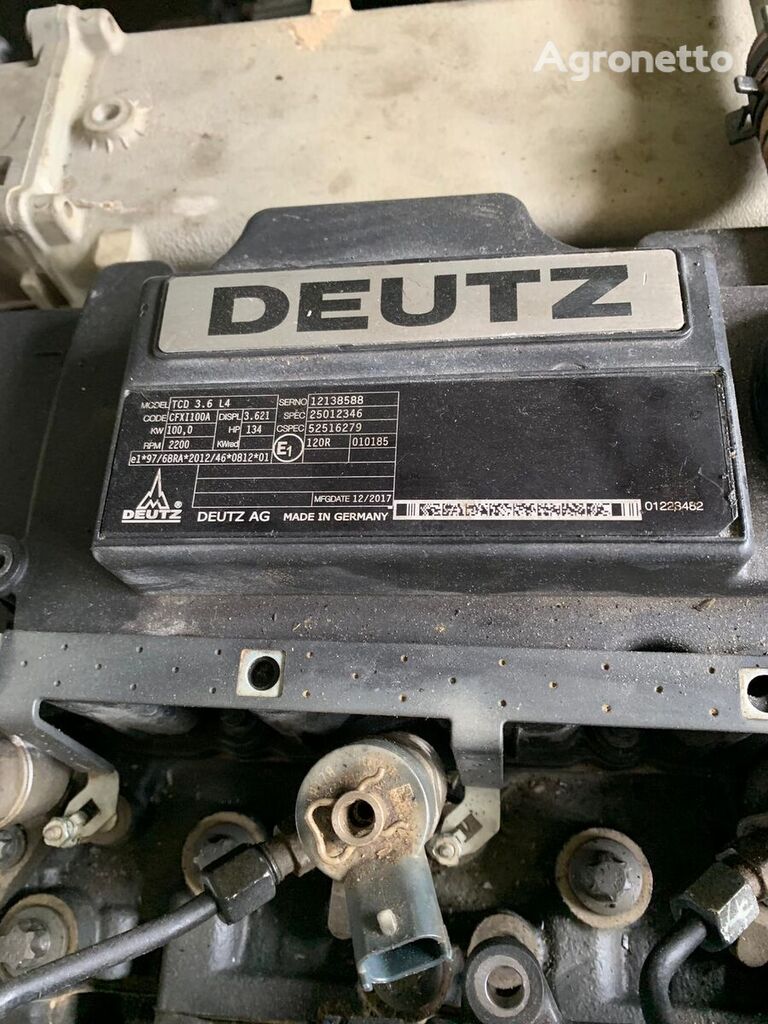 Deutz TCD 3.6 L4 motor za traktora točkaša