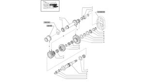 5196249 prsten sinhronizatora za New Holland T6010 traktora točkaša