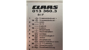 Claas BIF Moduł 013 360.3 upravljačka jedinica za kombajna za žito